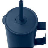 Bicchiere termico da 900 ml certificato RCS con cannuccia in silicone Brady personalizzato con logo - Pubblienne