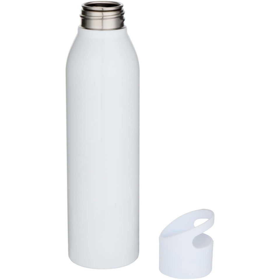 Borraccia a parete singola in acciaio inossidabile riciclato certificato RCS da 650 ml Sky personalizzato con logo - Pubblienne