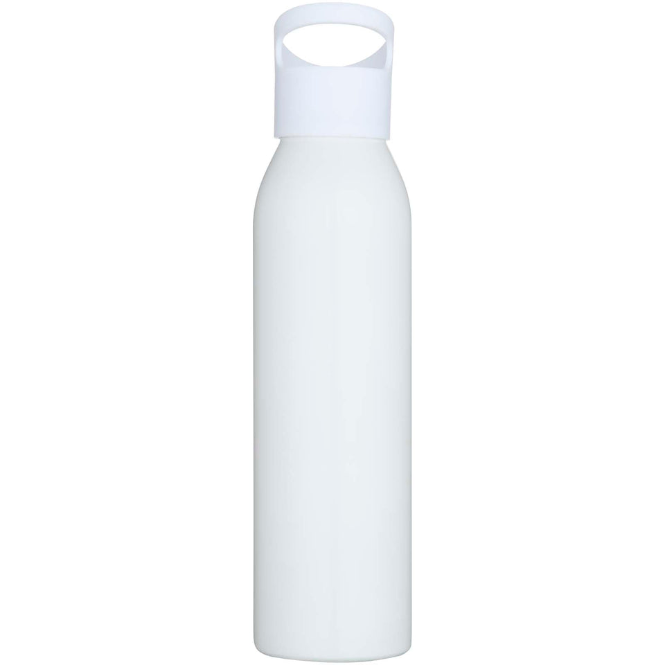 Borraccia a parete singola in acciaio inossidabile riciclato certificato RCS da 650 ml Sky personalizzato con logo - Pubblienne