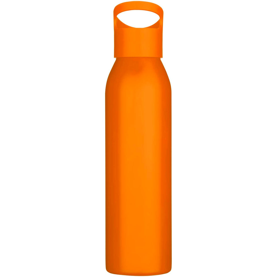 Borraccia a parete singola in acciaio inossidabile riciclato certificato RCS da 650 ml Sky personalizzato con logo - Pubblienne
