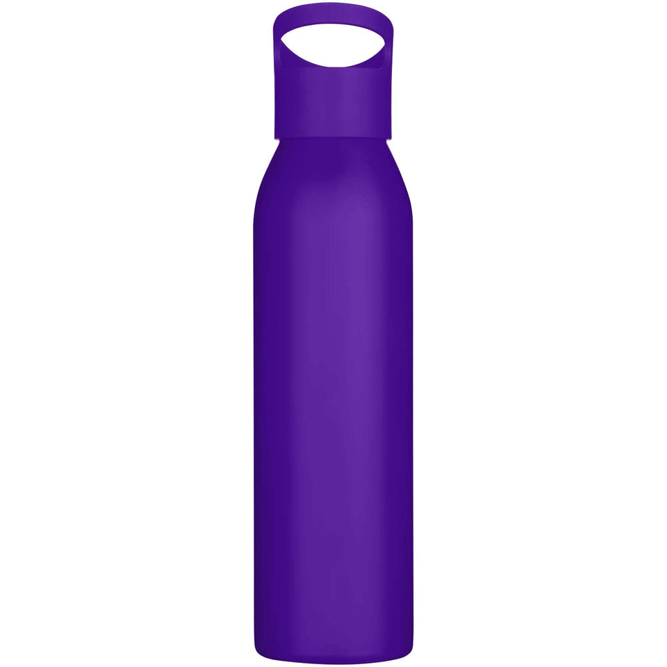 Borraccia a parete singola in acciaio inossidabile riciclato certificato RCS da 650 ml Sky personalizzato con logo - Pubblienne