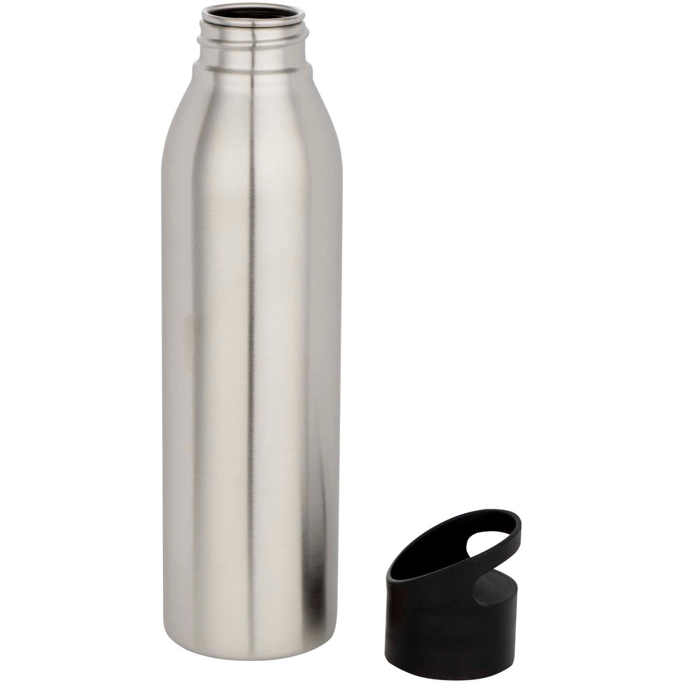 Borraccia a parete singola in acciaio inossidabile riciclato certificato RCS da 650 ml Sky personalizzato con logo - Pubblienne