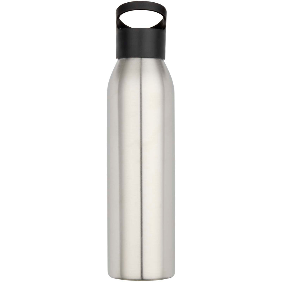 Borraccia a parete singola in acciaio inossidabile riciclato certificato RCS da 650 ml Sky personalizzato con logo - Pubblienne