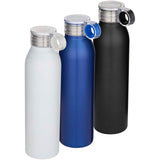 Borraccia in acciaio inossidabile riciclato RCS da 650 ml Grom personalizzato con logo - Pubblienne