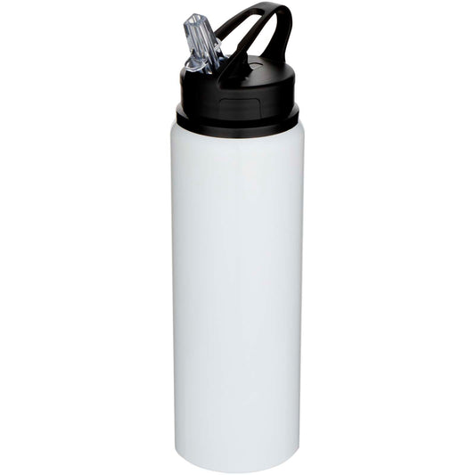 Borraccia a parete singola in acciaio inossidabile riciclato certificato RCS da 800 ml Fitz personalizzato con logo - Pubblienne