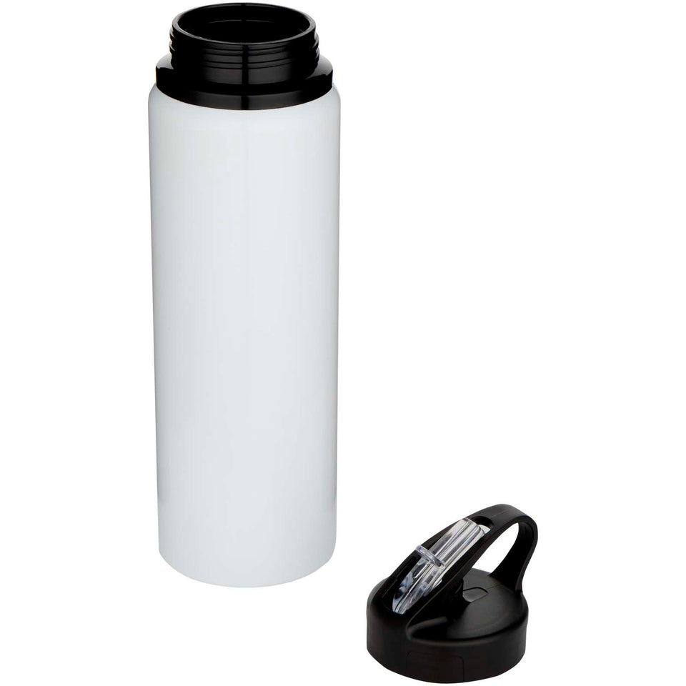 Borraccia a parete singola in acciaio inossidabile riciclato certificato RCS da 800 ml Fitz personalizzato con logo - Pubblienne