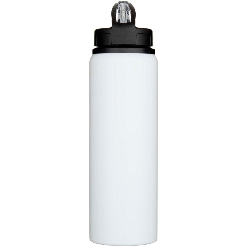 Borraccia a parete singola in acciaio inossidabile riciclato certificato RCS da 800 ml Fitz personalizzato con logo - Pubblienne