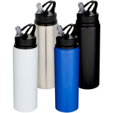 Borraccia a parete singola in acciaio inossidabile riciclato certificato RCS da 800 ml Fitz personalizzato con logo - Pubblienne