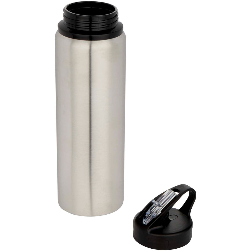 Borraccia a parete singola in acciaio inossidabile riciclato certificato RCS da 800 ml Fitz personalizzato con logo - Pubblienne
