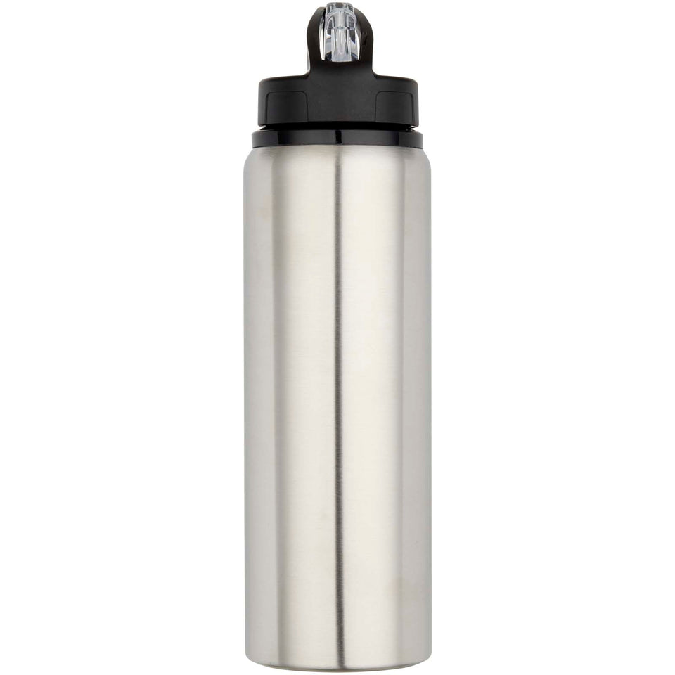 Borraccia a parete singola in acciaio inossidabile riciclato certificato RCS da 800 ml Fitz personalizzato con logo - Pubblienne