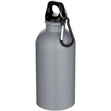 Borraccia da 400 ml in acciaio inossidabile certificato RCS a parete singola con moschettone Oregon personalizzato con logo - Pubblienne