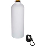 Borraccia da 750 ml in acciaio inossidabile riciclato RCS a parete singola con moschettone Oregon personalizzato con logo - Pubblienne