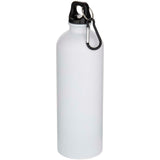 Borraccia da 750 ml in acciaio inossidabile riciclato RCS a parete singola con moschettone Oregon personalizzato con logo - Pubblienne