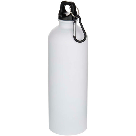 Borraccia da 750 ml in acciaio inossidabile riciclato RCS a parete singola con moschettone Oregon personalizzato con logo - Pubblienne