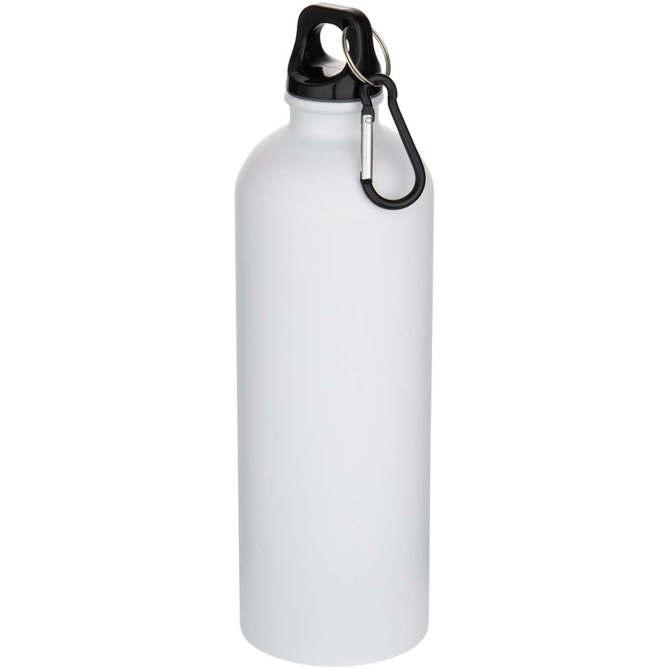 Borraccia da 750 ml in acciaio inossidabile riciclato RCS a parete singola con moschettone Oregon personalizzato con logo - Pubblienne