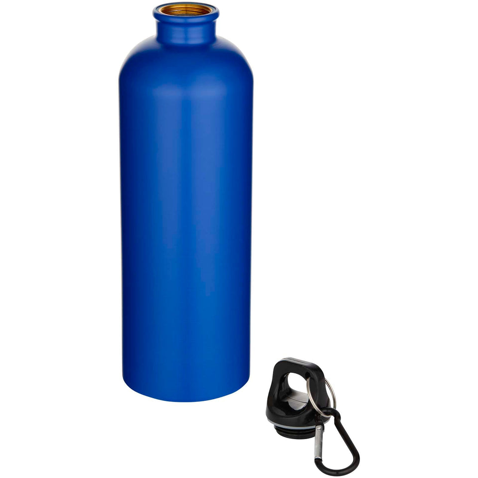 Borraccia da 750 ml in acciaio inossidabile riciclato RCS a parete singola con moschettone Oregon personalizzato con logo - Pubblienne