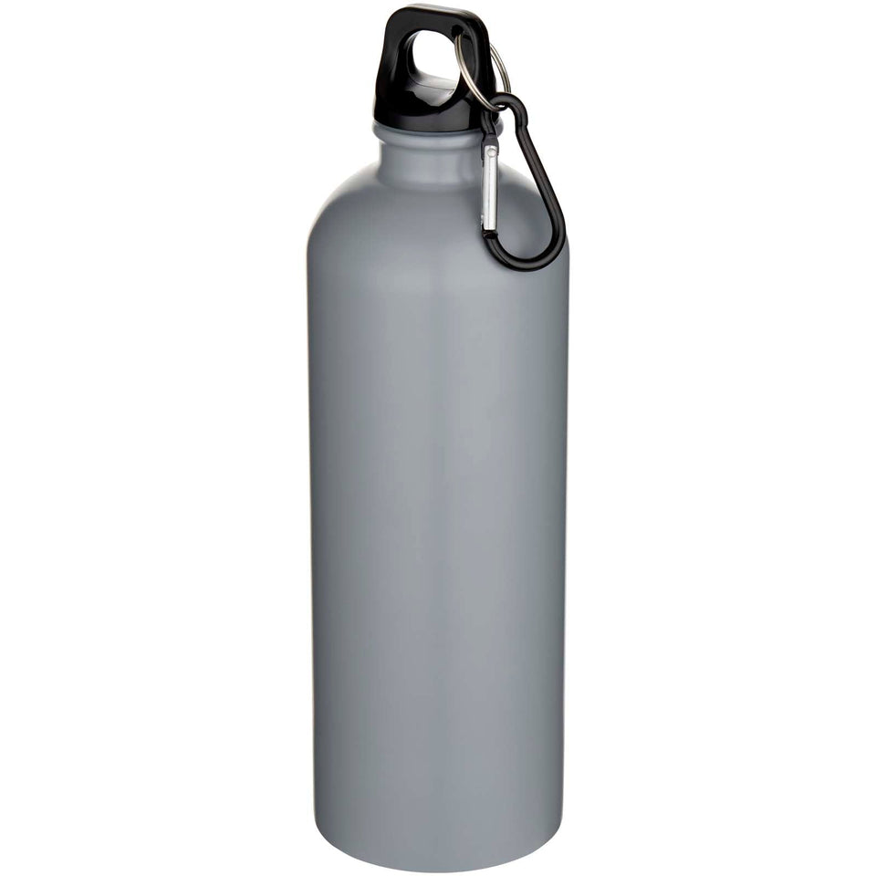 Borraccia da 750 ml in acciaio inossidabile riciclato RCS a parete singola con moschettone Oregon personalizzato con logo - Pubblienne