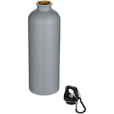 Borraccia da 750 ml in acciaio inossidabile riciclato RCS a parete singola con moschettone Oregon personalizzato con logo - Pubblienne