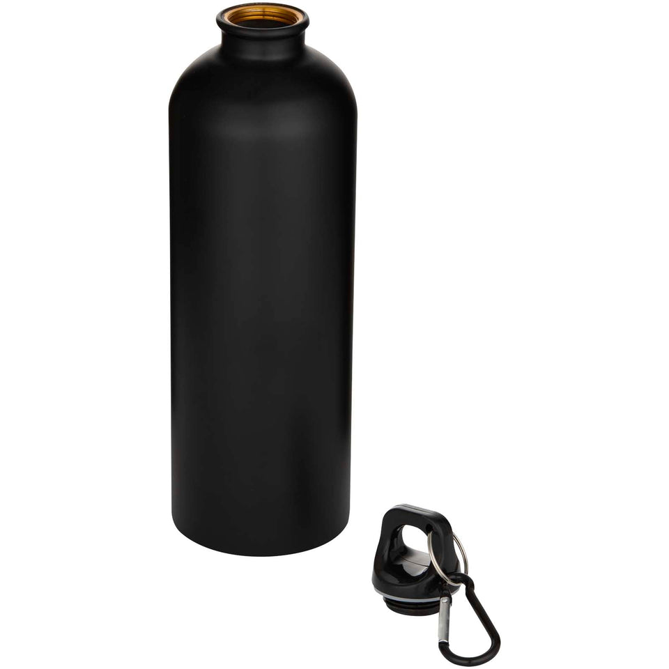 Borraccia da 750 ml in acciaio inossidabile riciclato RCS a parete singola con moschettone Oregon personalizzato con logo - Pubblienne