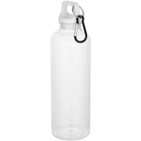 Borraccia in plastica riciclata certificata RCS da 750 ml con moschettone Oregon personalizzato con logo - Pubblienne