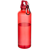 Borraccia in plastica riciclata certificata RCS da 750 ml con moschettone Oregon personalizzato con logo - Pubblienne