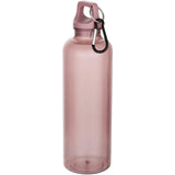 Borraccia in plastica riciclata certificata RCS da 750 ml con moschettone Oregon personalizzato con logo - Pubblienne