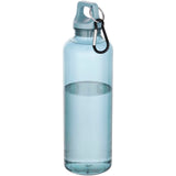 Borraccia in plastica riciclata certificata RCS da 750 ml con moschettone Oregon personalizzato con logo - Pubblienne