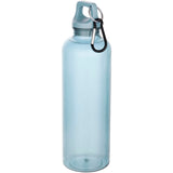 Borraccia in plastica riciclata certificata RCS da 750 ml con moschettone Oregon personalizzato con logo - Pubblienne
