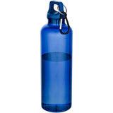 Borraccia in plastica riciclata certificata RCS da 750 ml con moschettone Oregon personalizzato con logo - Pubblienne