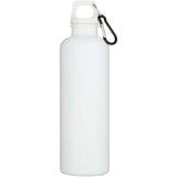 Borraccia in plastica riciclata RCS in tinta unita con moschettone Oregon da 750 ml personalizzato con logo - Pubblienne