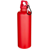 Borraccia in plastica riciclata RCS in tinta unita con moschettone Oregon da 750 ml personalizzato con logo - Pubblienne