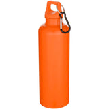 Borraccia in plastica riciclata RCS in tinta unita con moschettone Oregon da 750 ml personalizzato con logo - Pubblienne