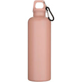 Borraccia in plastica riciclata RCS in tinta unita con moschettone Oregon da 750 ml personalizzato con logo - Pubblienne