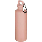 Borraccia in plastica riciclata RCS in tinta unita con moschettone Oregon da 750 ml personalizzato con logo - Pubblienne