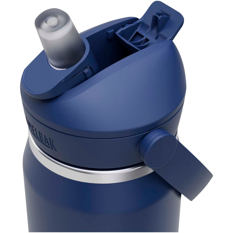 Borraccia in acciaio inossidabile da 740 ml con cannuccia girevole Camelbak® Thrive Flip VSS personalizzato con logo - Pubblienne