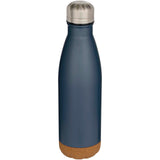 Borraccia termica in acciaio inossidabile a doppia parete isolamento sottovuoto da 500 ml con dettagli in sughero Cove personalizzato con logo - Pubblienne
