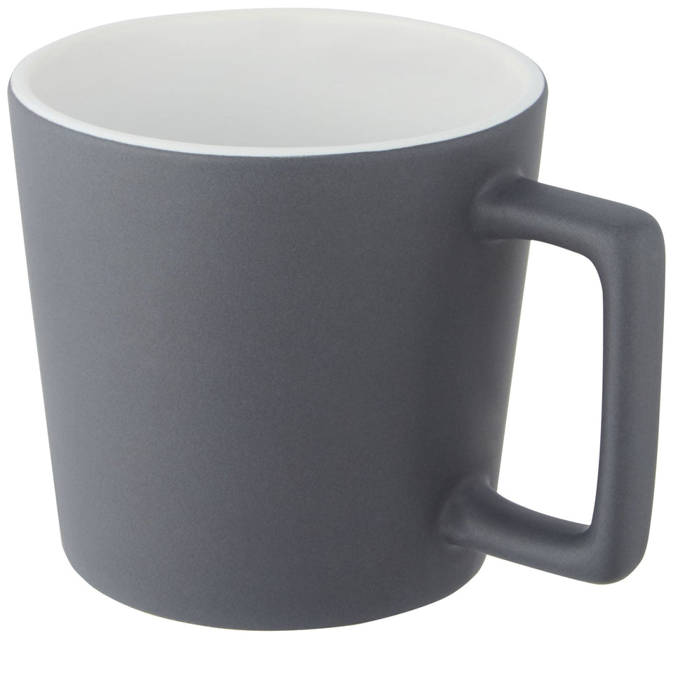 Tazza in ceramica da 370 ml con finitura opaca Cali personalizzato con logo - Pubblienne