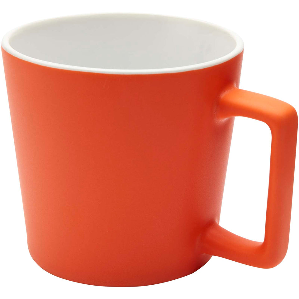 Tazza in ceramica da 370 ml con finitura opaca Cali personalizzato con logo - Pubblienne