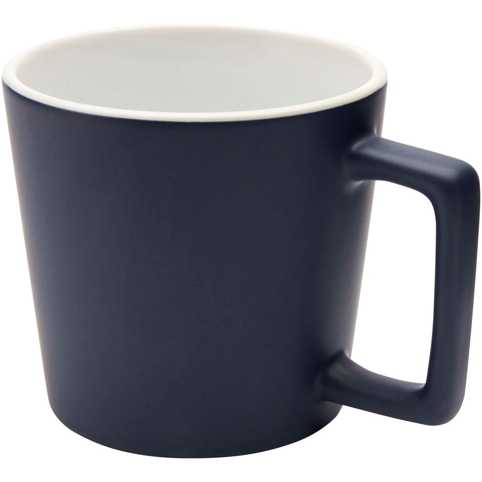 Tazza in ceramica da 370 ml con finitura opaca Cali personalizzato con logo - Pubblienne