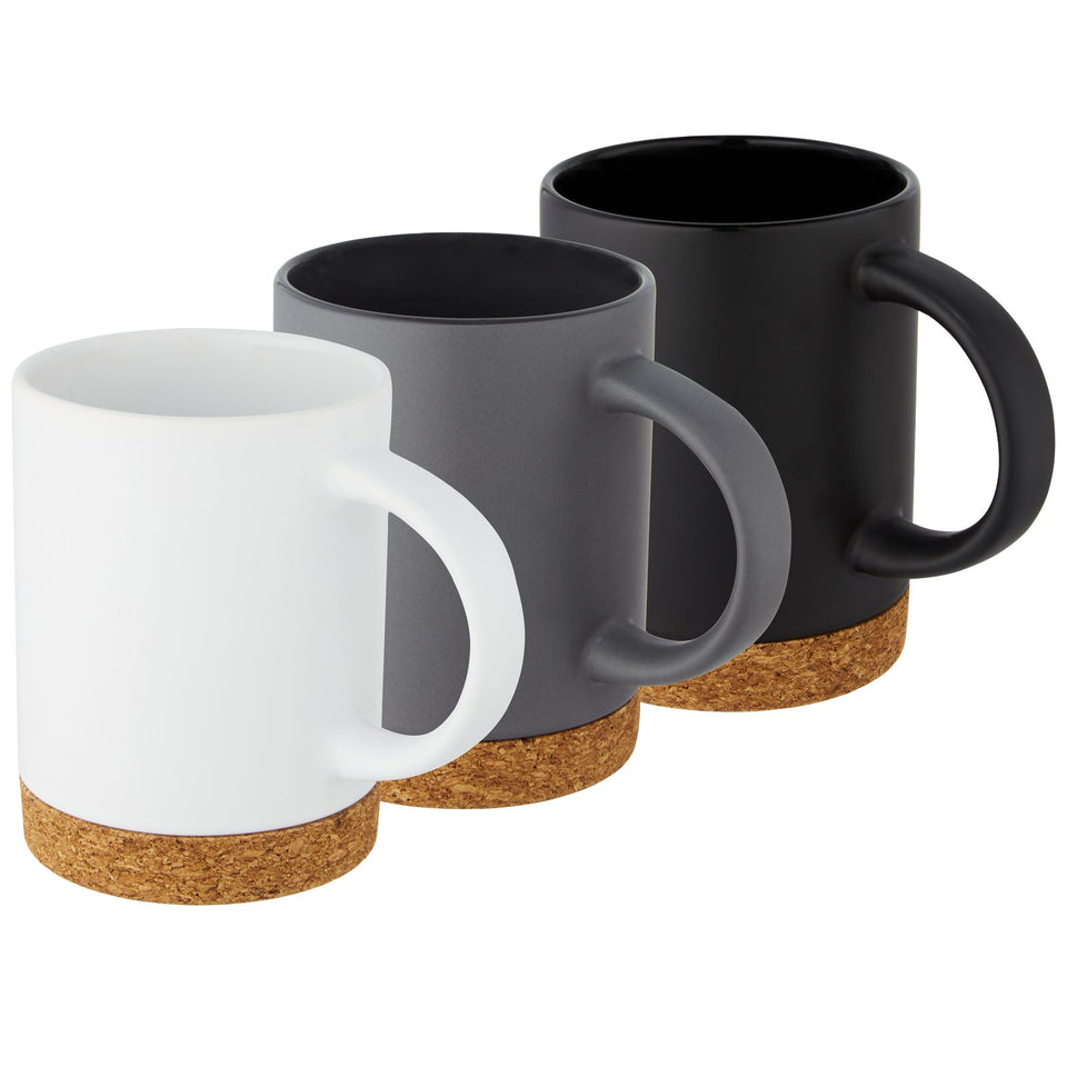 Tazza in ceramica da 425 ml con base in sughero Neiva personalizzato con logo - Pubblienne