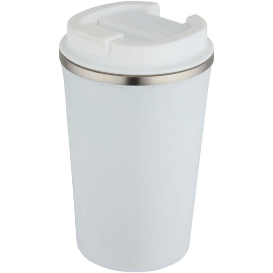 Bicchiere termico in acciaio inossidabile a doppia parete Newport da 350 ml personalizzato con logo - Pubblienne