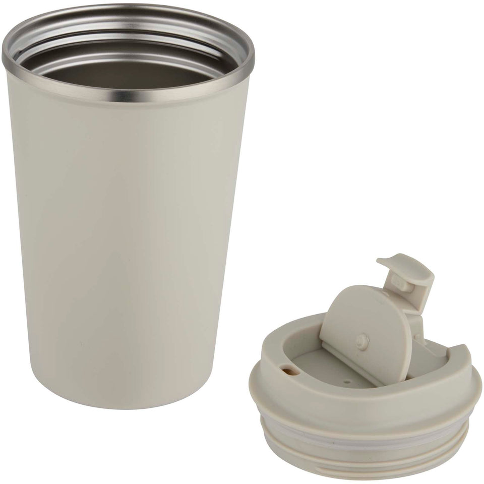 Bicchiere termico in acciaio inossidabile a doppia parete Newport da 350 ml personalizzato con logo - Pubblienne