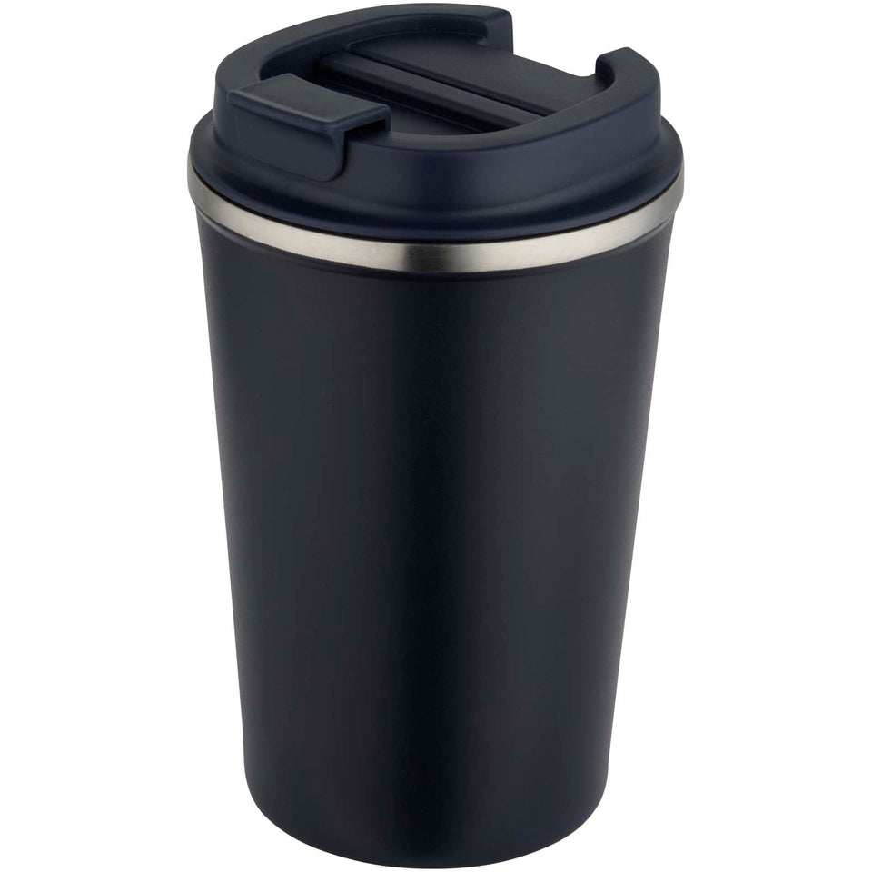 Bicchiere termico in acciaio inossidabile a doppia parete Newport da 350 ml personalizzato con logo - Pubblienne