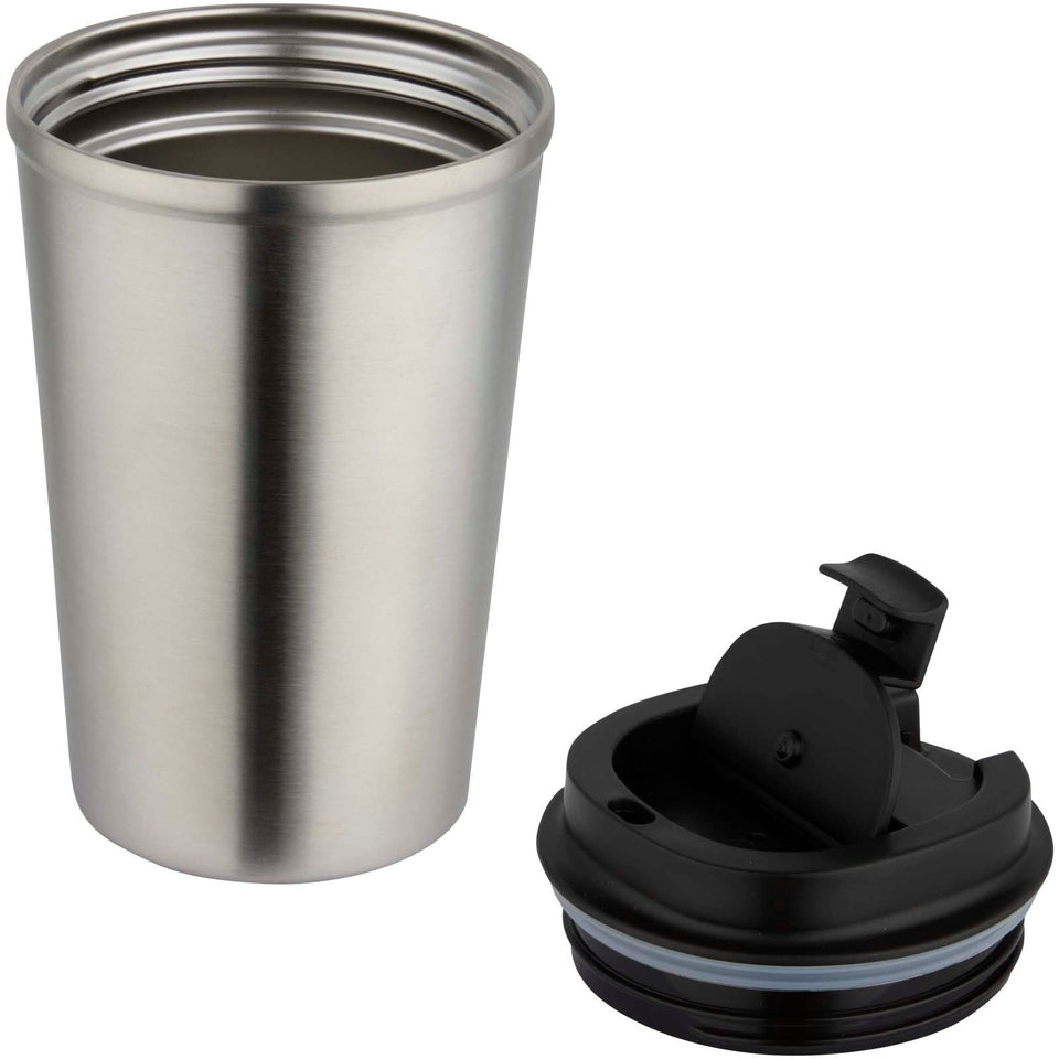 Bicchiere termico in acciaio inossidabile a doppia parete Newport da 350 ml personalizzato con logo - Pubblienne