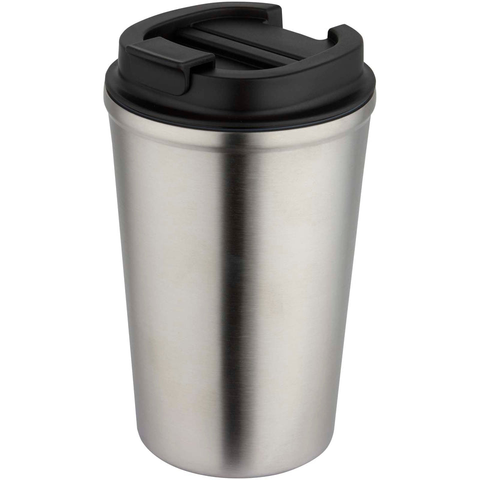 Bicchiere termico in acciaio inossidabile a doppia parete Newport da 350 ml personalizzato con logo - Pubblienne
