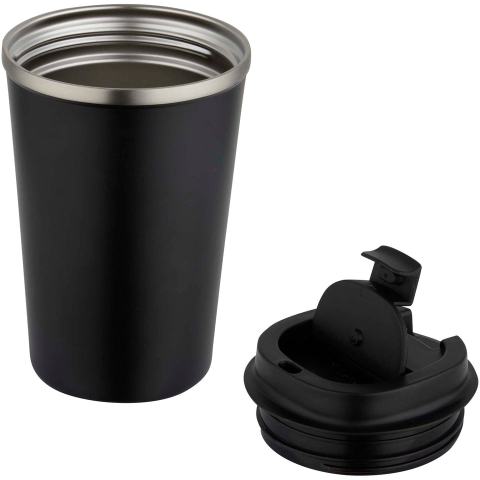Bicchiere termico in acciaio inossidabile a doppia parete Newport da 350 ml personalizzato con logo - Pubblienne
