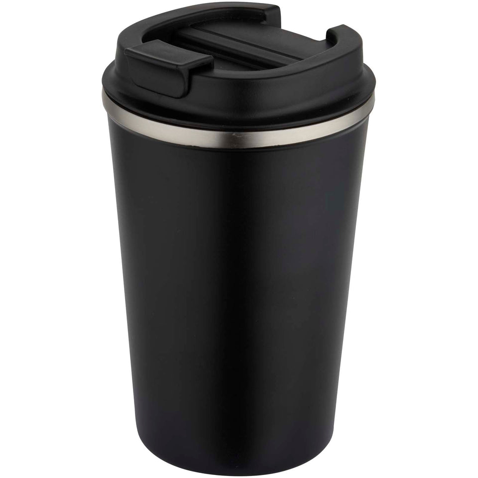 Bicchiere termico in acciaio inossidabile a doppia parete Newport da 350 ml personalizzato con logo - Pubblienne