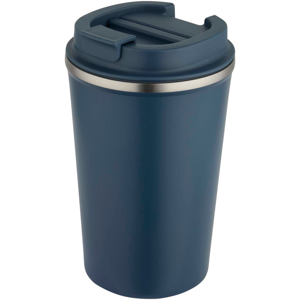 Bicchiere termico in acciaio inossidabile a doppia parete Newport da 350 ml personalizzato con logo - Pubblienne