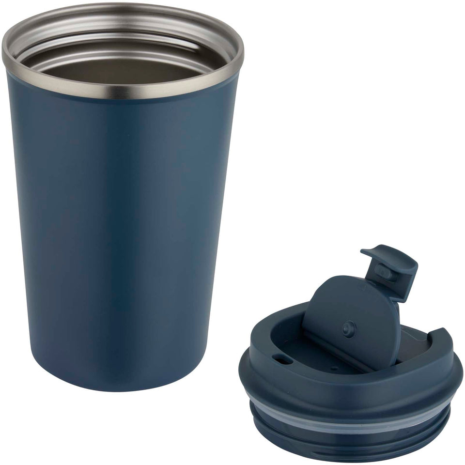 Bicchiere termico in acciaio inossidabile a doppia parete Newport da 350 ml personalizzato con logo - Pubblienne