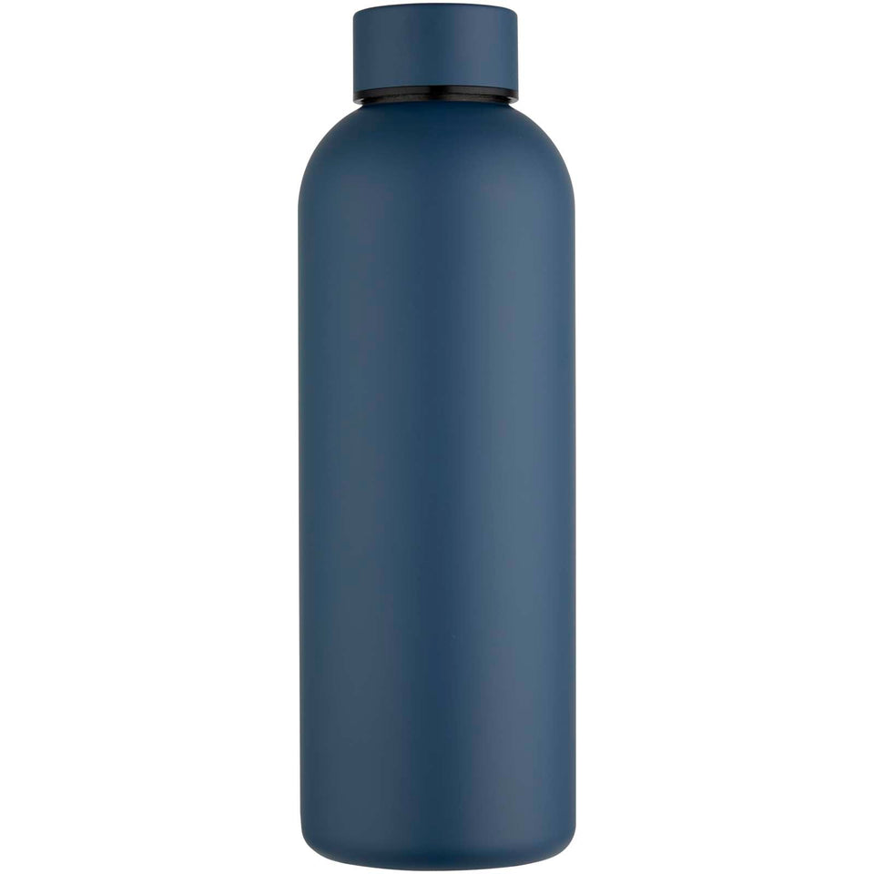 Borraccia a parete singola in acciaio inossidabile riciclato certificato RCS Spring da 750 ml personalizzato con logo - Pubblienne